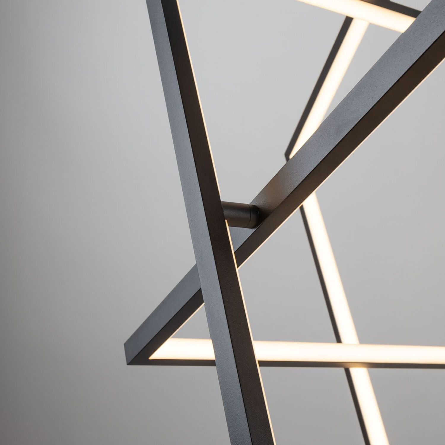 Graymar LED 34 inch Black Chandelier Ceiling Light