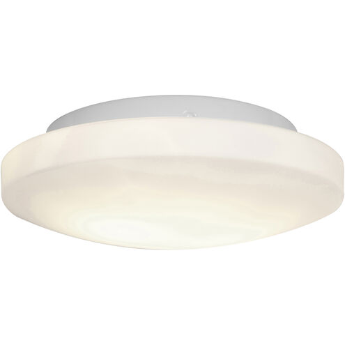 Orion 2 Light 11 inch White Flush Mount Ceiling Light in Incandescent