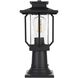 Salem 1 Light 15 inch Black Outdoor Post Light