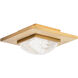 Beyond Promenade LED 9 inch Aged Brass Flush Mount Ceiling Light