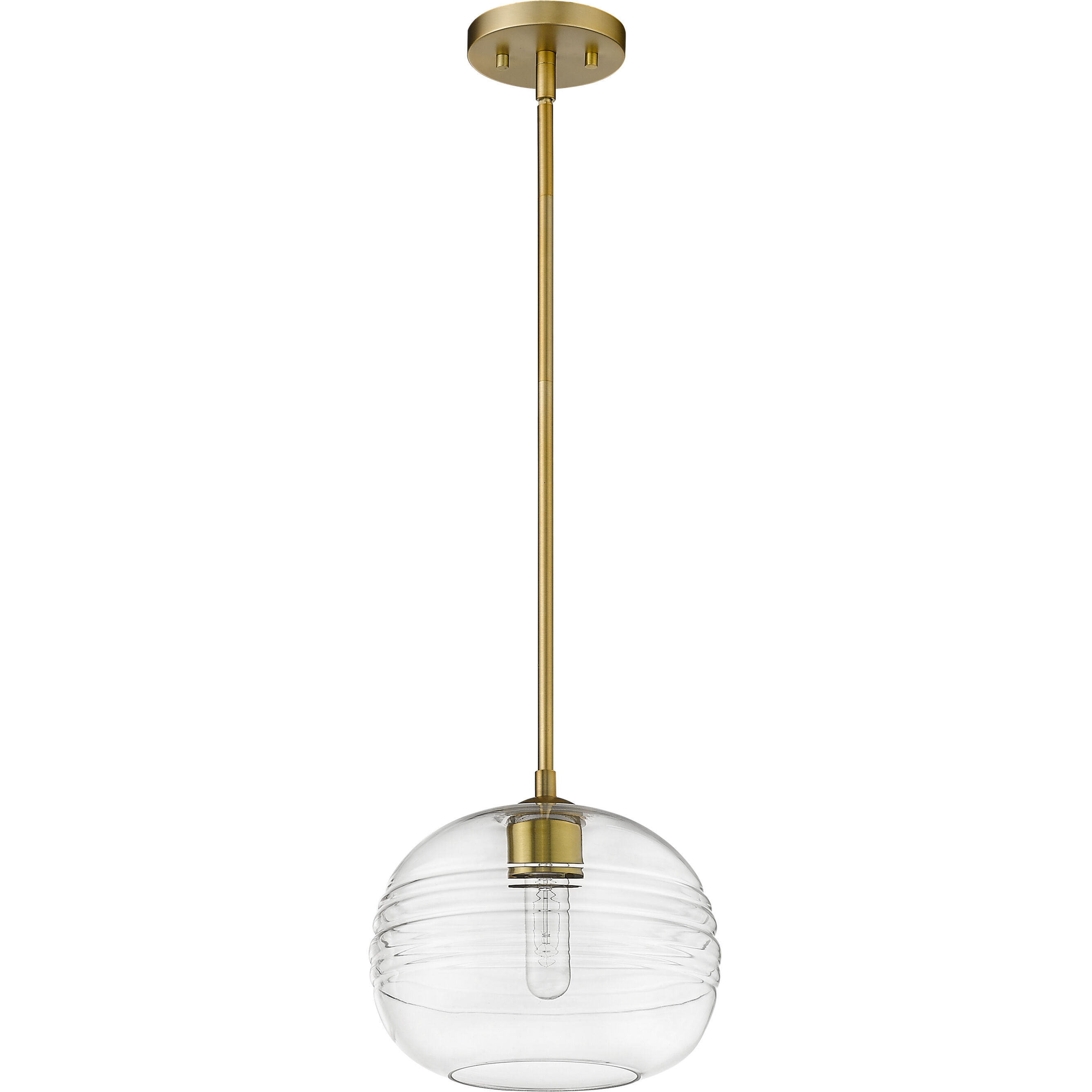 Harmony 1 Light 10 inch Olde Brass Pendant Ceiling Light