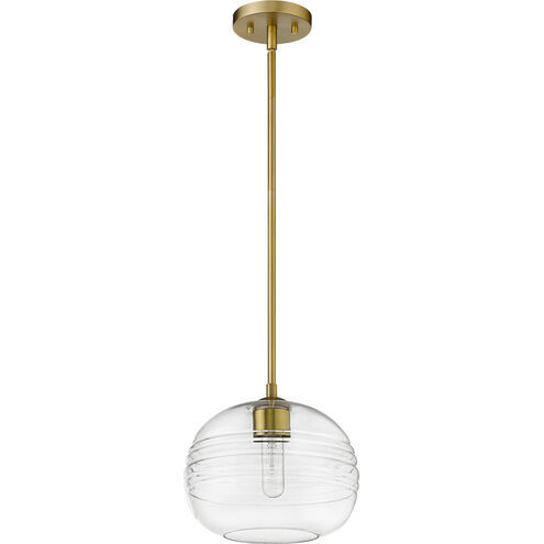 Harmony 1 Light 10 inch Olde Brass Pendant Ceiling Light