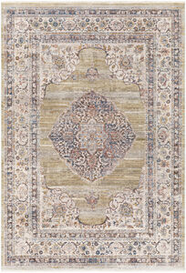 Ephesians 59 X 31 inch Olive Rug in 3 x 5, Rectangle