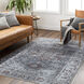 Amelie 122 X 94 inch Pewter Rug, Rectangle