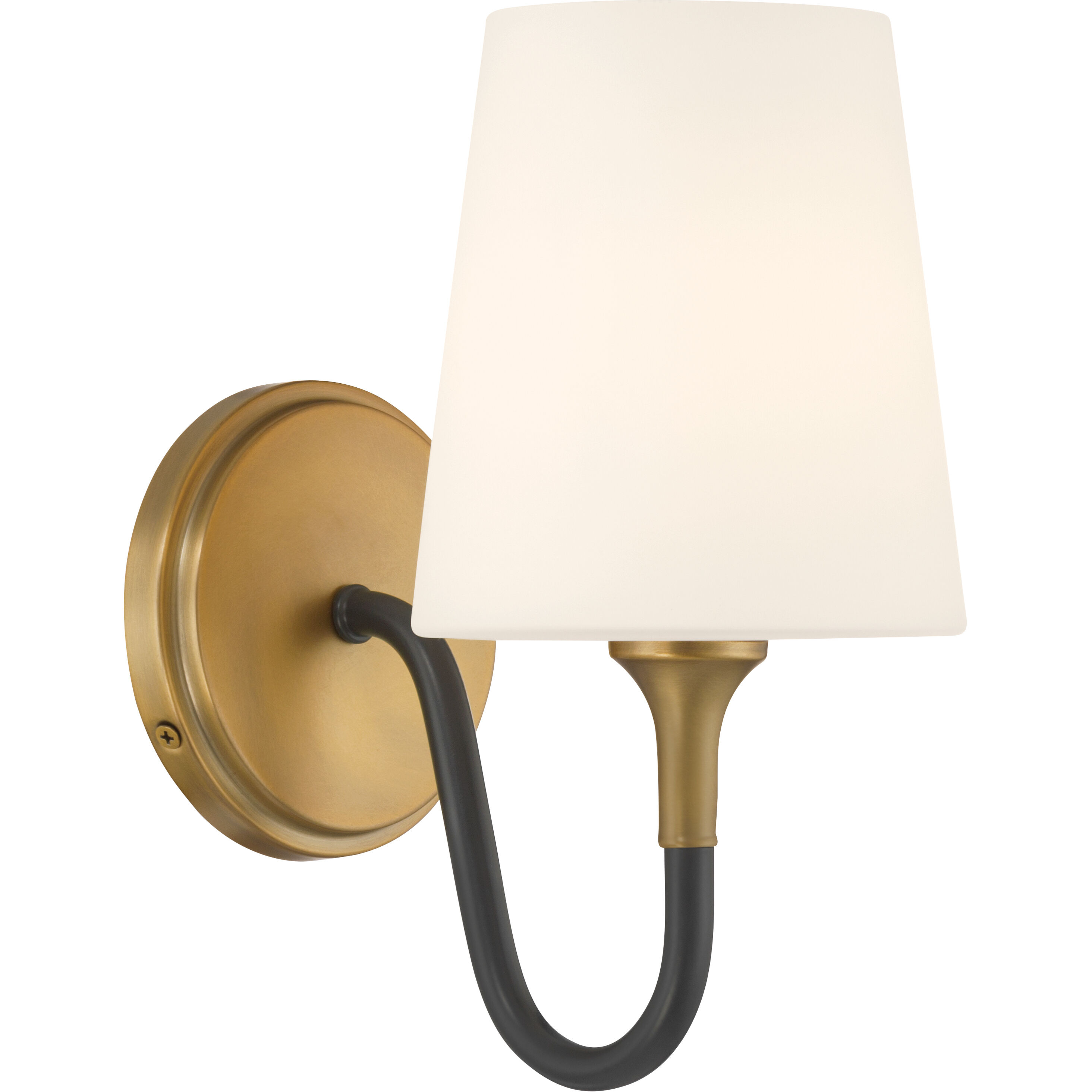 Brienne 1 Light 5.5 inch Legacy Brass and Dark Matte Black Bath Sconce Wall Light