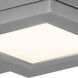 Rubix LED 5 inch Graphite Outdoor Wall Light