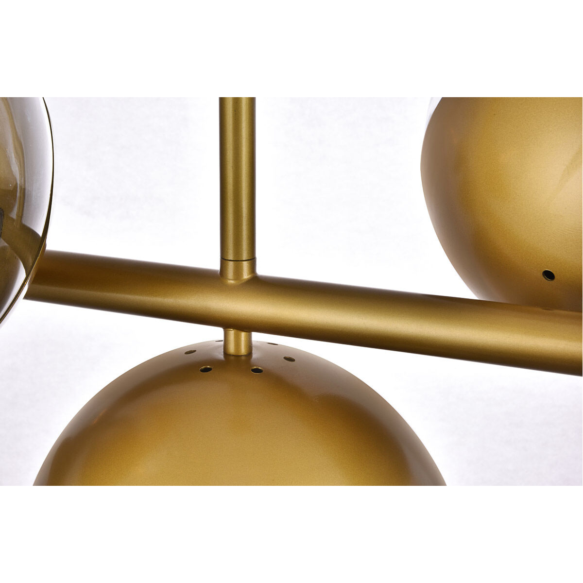 Eclipse 7 Light 43 inch Brass Pendant Ceiling Light
