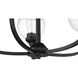 Glenda 5 Light 24 inch Flat Black Chandelier Ceiling Light