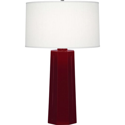Mason 25.88 inch 150.00 watt Sangria Glaze Table Lamp Portable Light