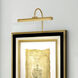 Display/Exhibit 20 watt 16.25 inch Aged Brass Picture Light Wall Light