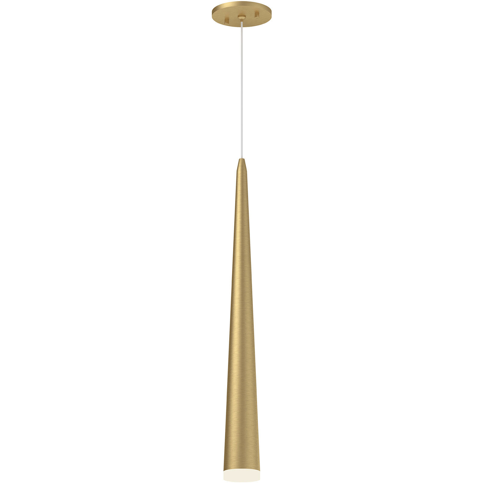 Mina LED 2.75 inch Brushed Gold Pendant Ceiling Light