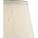 Marble Paper Cream and Gold 5 inch Tapered Chandelier Shade