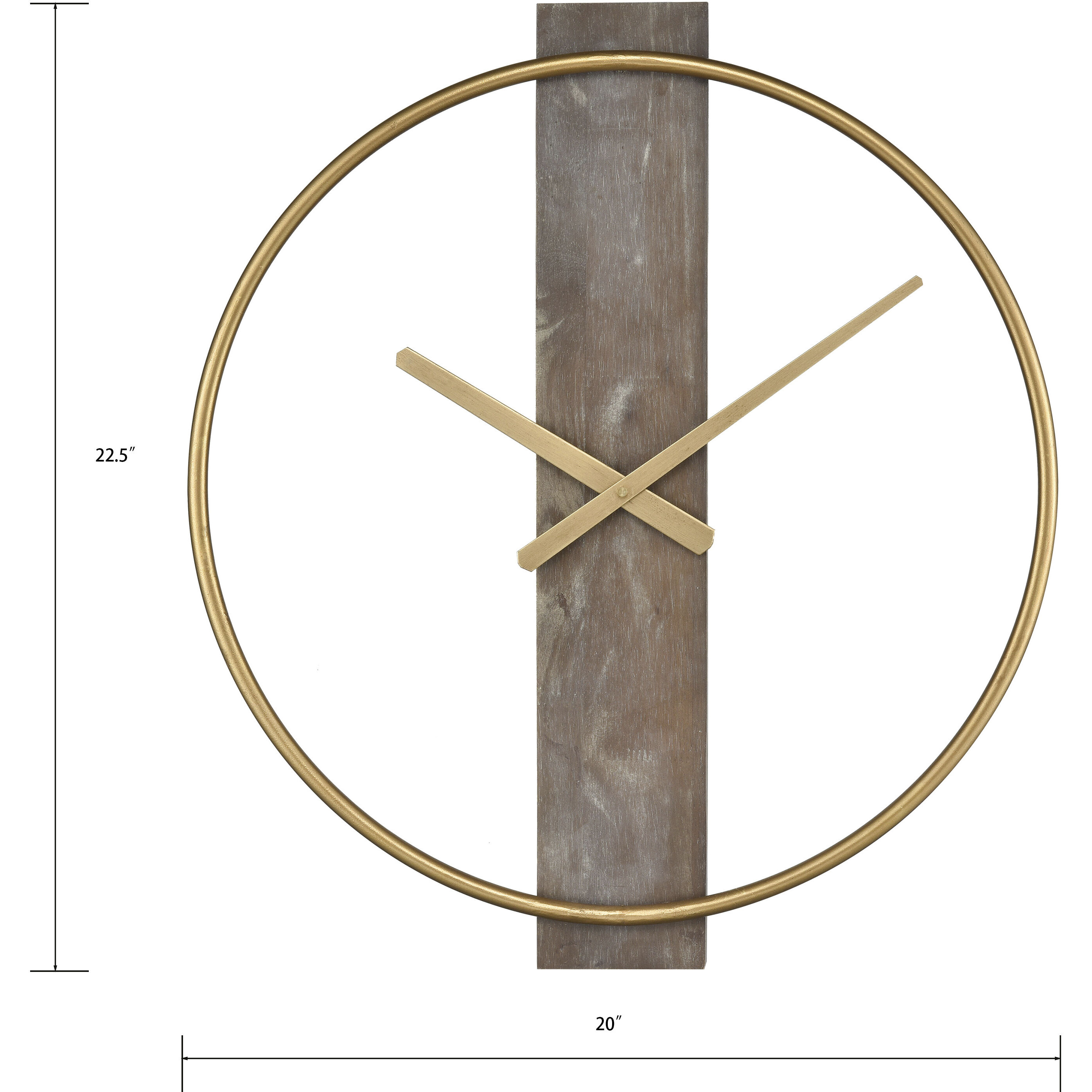 Tournai 22.5 X 20 inch Wall Clock