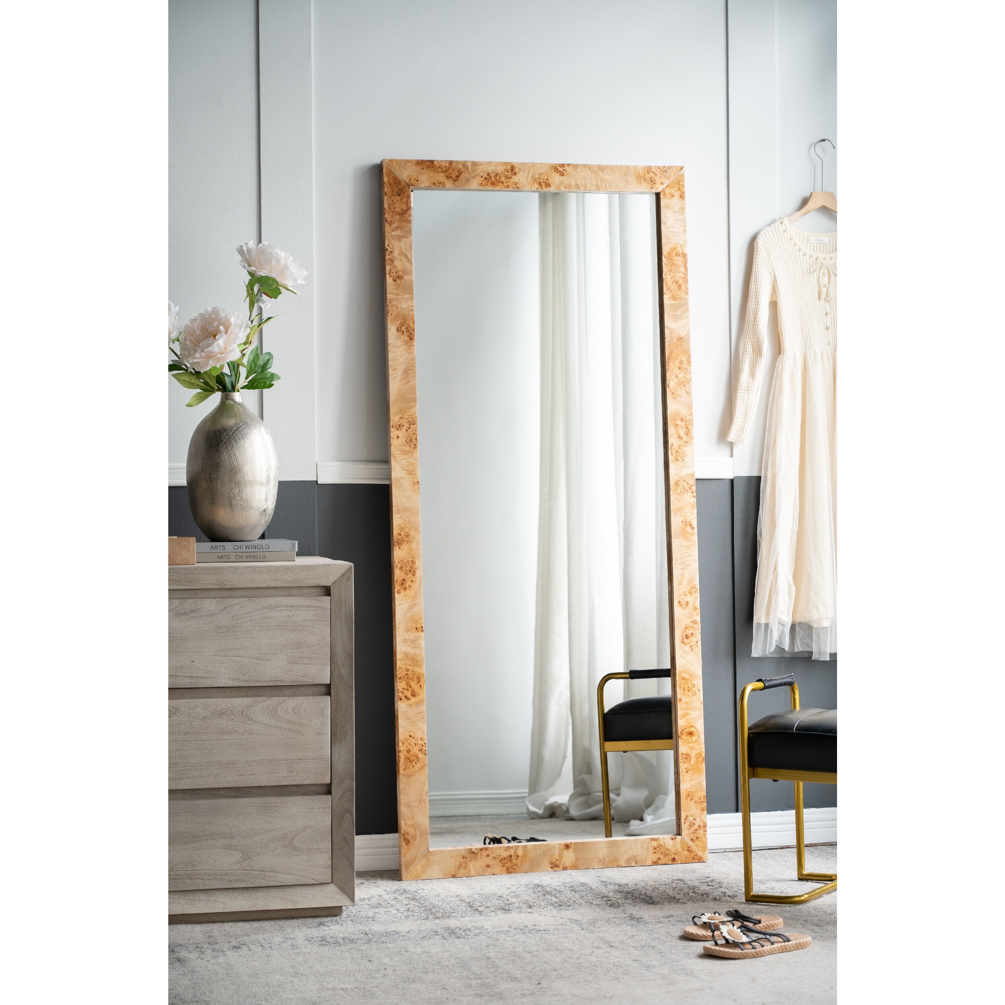 Burl 71.1 X 31.5 inch Brown Mirror