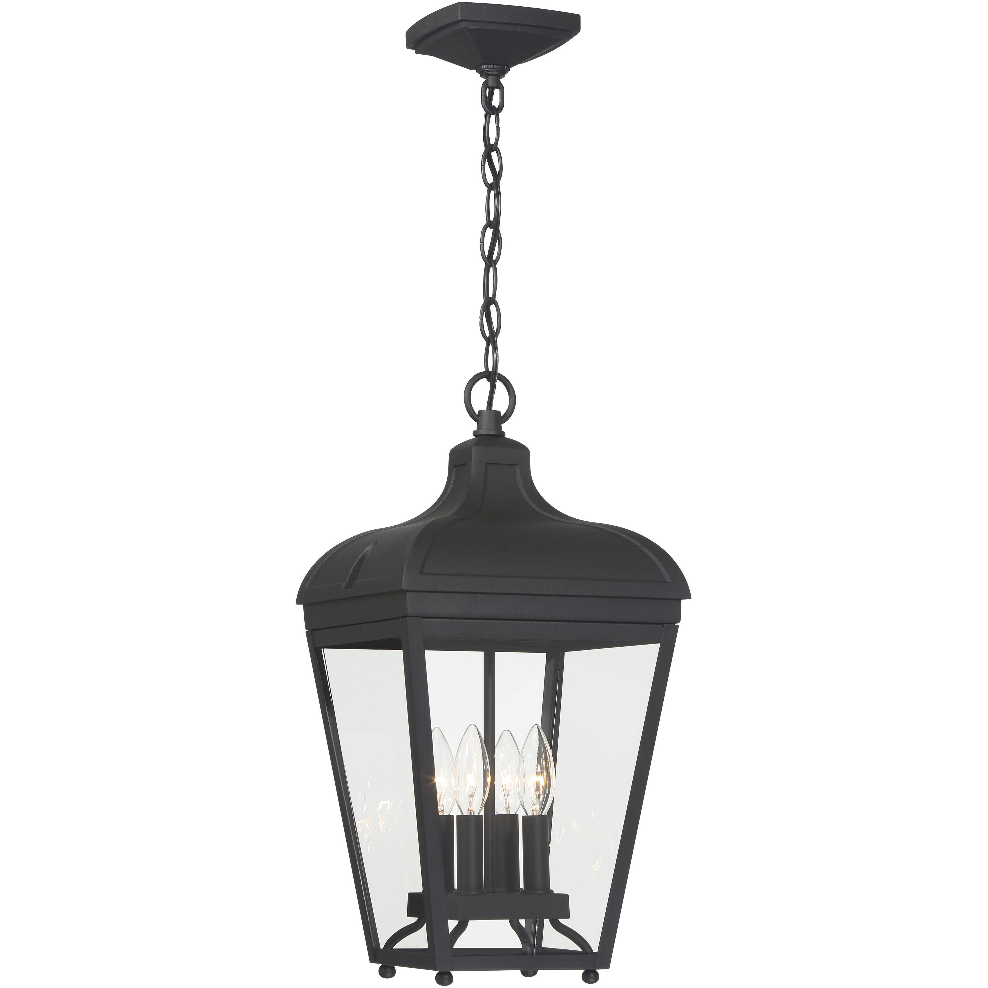Marquee 4 Light 10 inch Sand Coal Outdoor Pendant, Great Outdoors