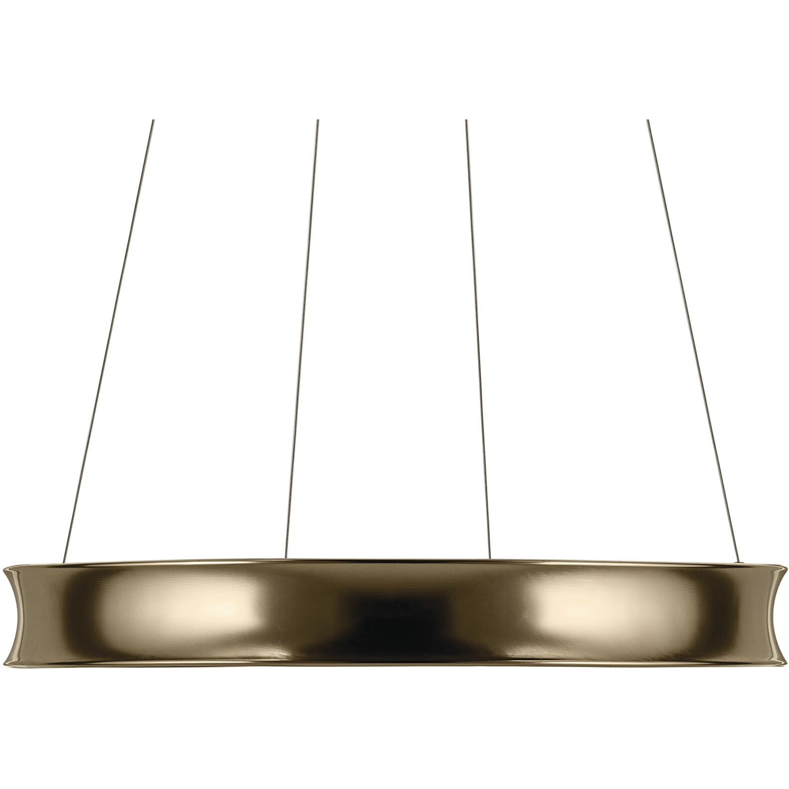 Larousse LED Champagne Bronze Chandelier Ceiling Light