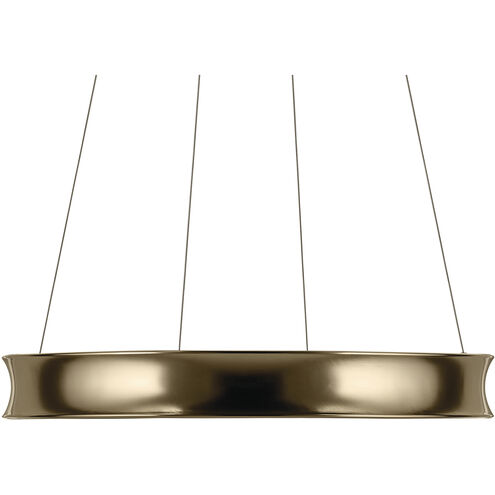 Larousse LED Champagne Bronze Chandelier Ceiling Light