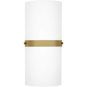 Harrow LED 6 inch Brass Wall Sconce Wall Light in Vintage Brass