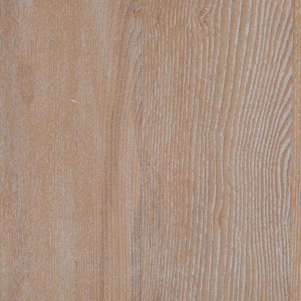 Melt 48 inch Cerused Natural Wood and White Marble Entry Table