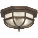 Holland Park 2 Light 16 inch Bronze Outdoor Flush Mount