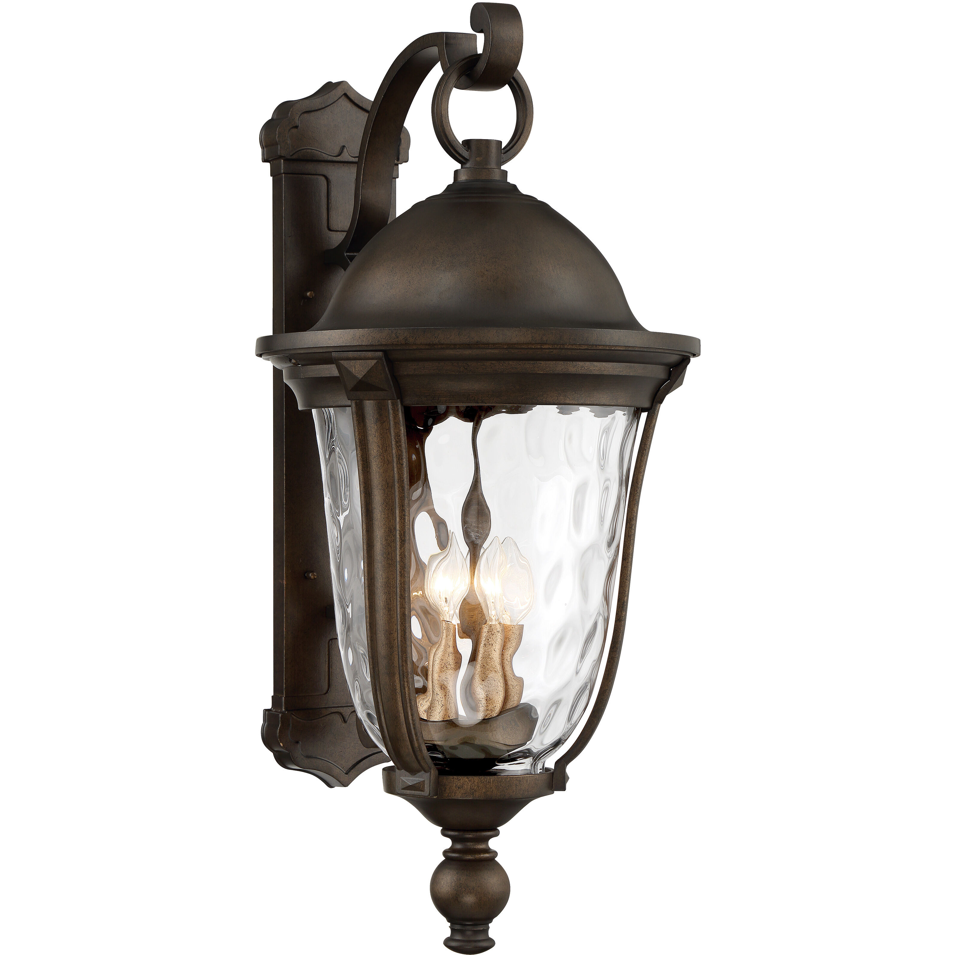 Havenwood 5 Light 31 inch Tavira Bronze And Alder Silver Outdoor Wall Mount, Great Outdoors 
