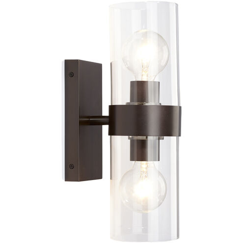 Chatham 2 Light 5 inch Oil Rubbed Bronze Wall Sconce Wall Light