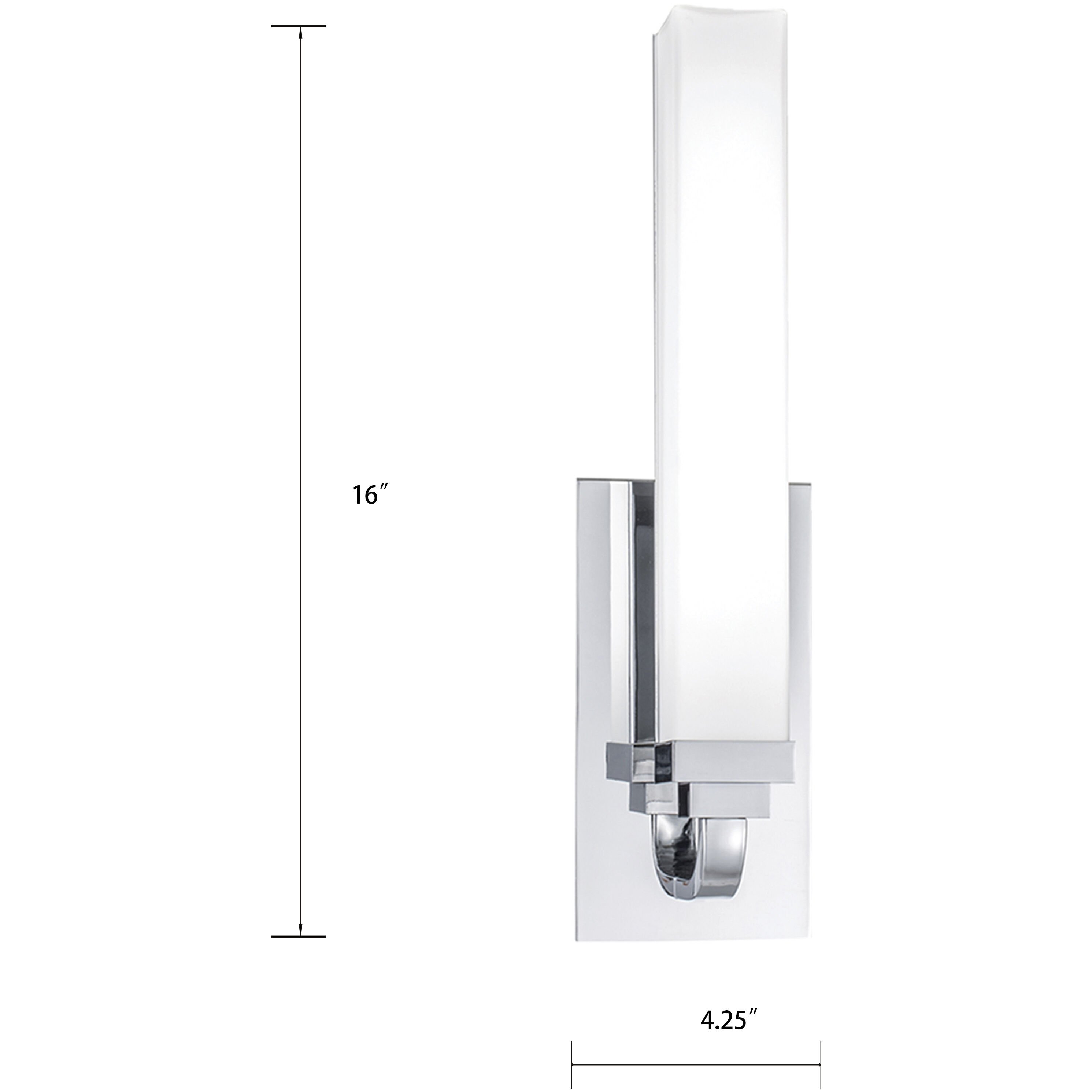 Tetris Sconce Wall Light in Chrome