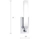 Tetris Sconce Wall Light in Chrome