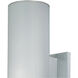 Chiasso LED 14.25 inch Satin Aluminum Outdoor Wall