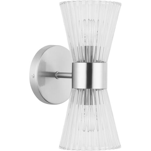 Vienna 2 Light 6 inch Polished Chrome Vanity/Bath Bar Wall Light