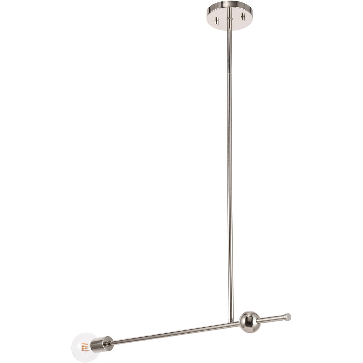 Brees 1 Light 27 inch Chrome Pendant Ceiling Light