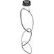 Circa LED 26 inch Black Pendant Ceiling Light
