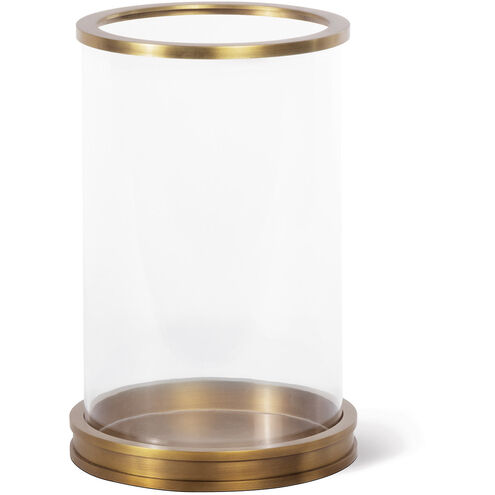 Adria 10.5 X 7 inch Hurricane in Natural Brass, Small