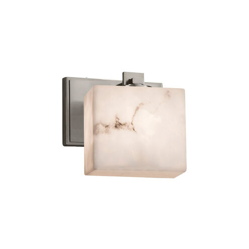 Lumenaria LED 7 inch Polished Chrome ADA Wall Sconce Wall Light in 700 Lm LED, Rectangle