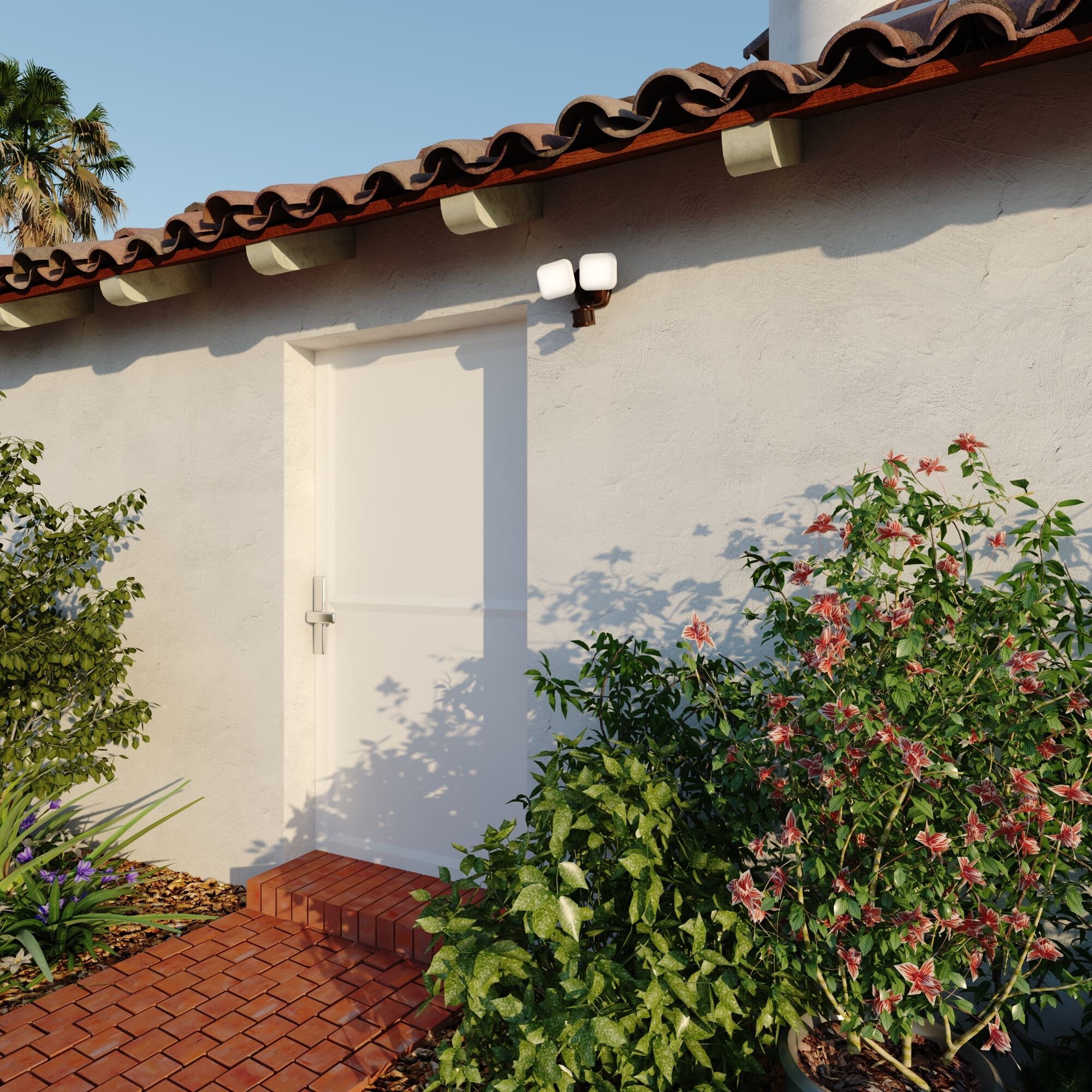 Theta LED 7.75 inch Bronze Outdoor Security in 2