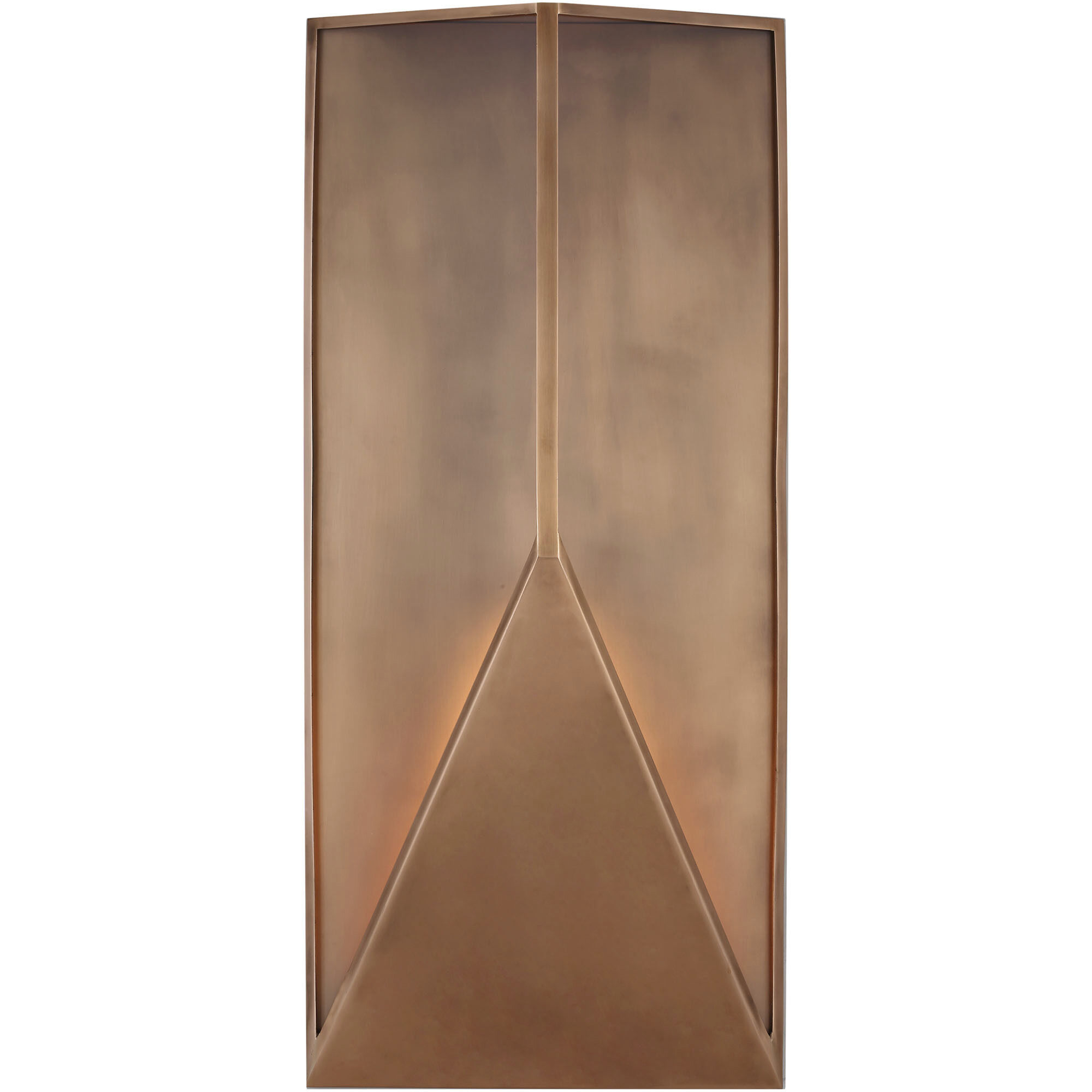 Kelly by Kelly Wearstler Punto LED 30 inch Natural Copper Outdoor Wall Lantern
