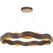 Vaughan LED 46 inch Bronze and Gold Chandelier Ceiling Light