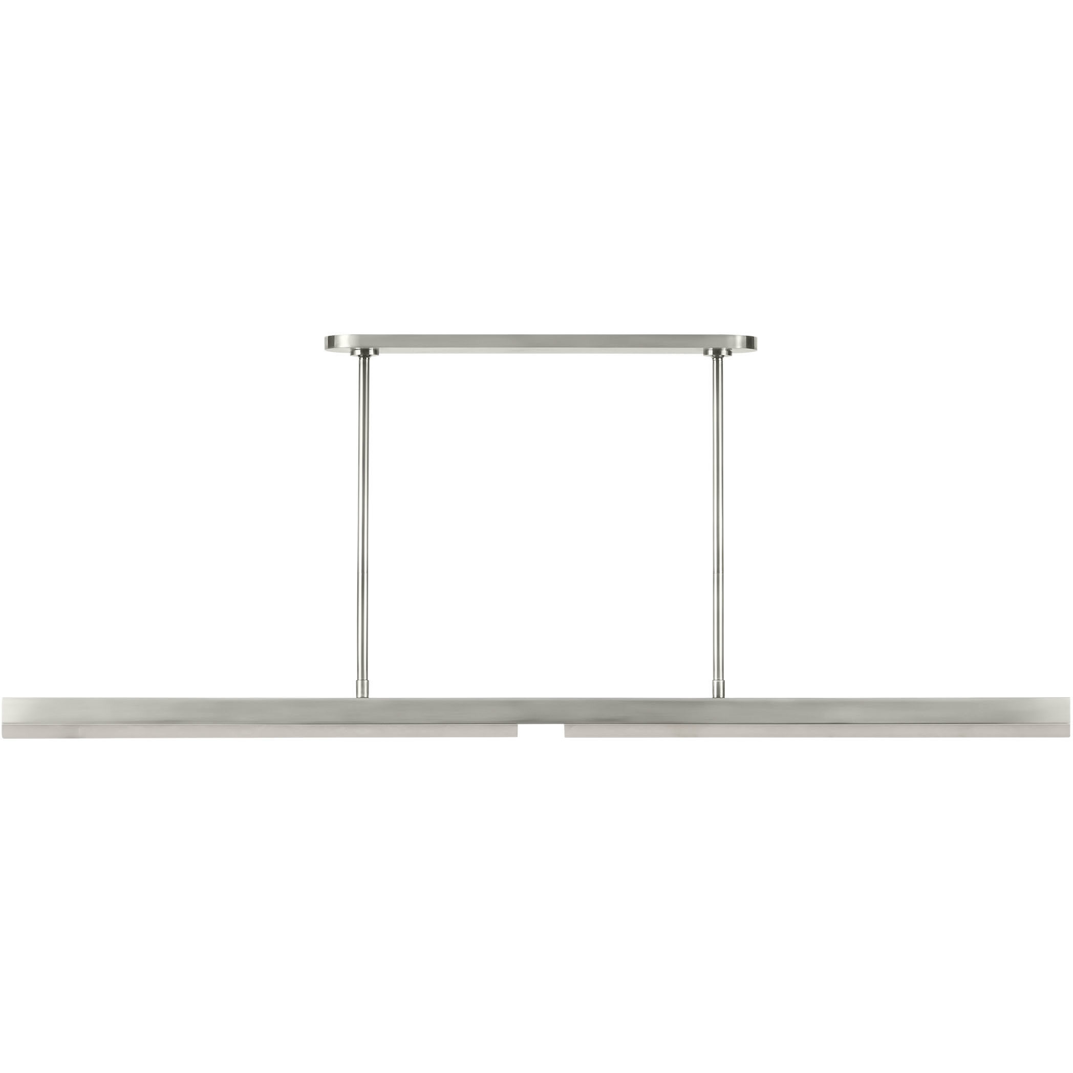 Kelly by Kelly Wearstler Linea Linear Chandelier Ceiling Light in Antique Nickel