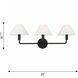 Sean Lavin Colfax 3 Light 29 inch Aged Iron Sconce Wall Light