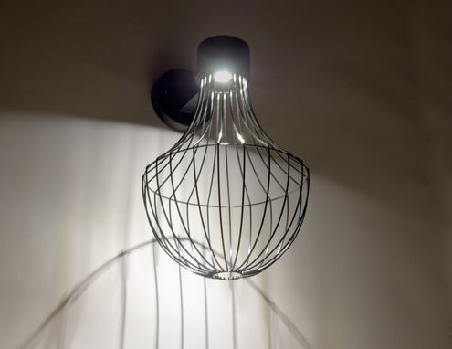Sultana LED 18 inch Black Outdoor Sconce