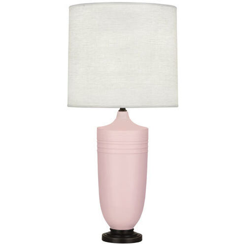 Michael Berman Hadrian 28.75 inch 150.00 watt Matte Woodrose Table Lamp Portable Light in Deep Patina Bronze