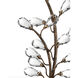 Crystal Bud 1 Light 12 inch Cupertino ADA Wall Sconce Wall Light, Tall
