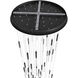 Main St. Snow LED 37 inch Black Multi Port Pendant Ceiling Light