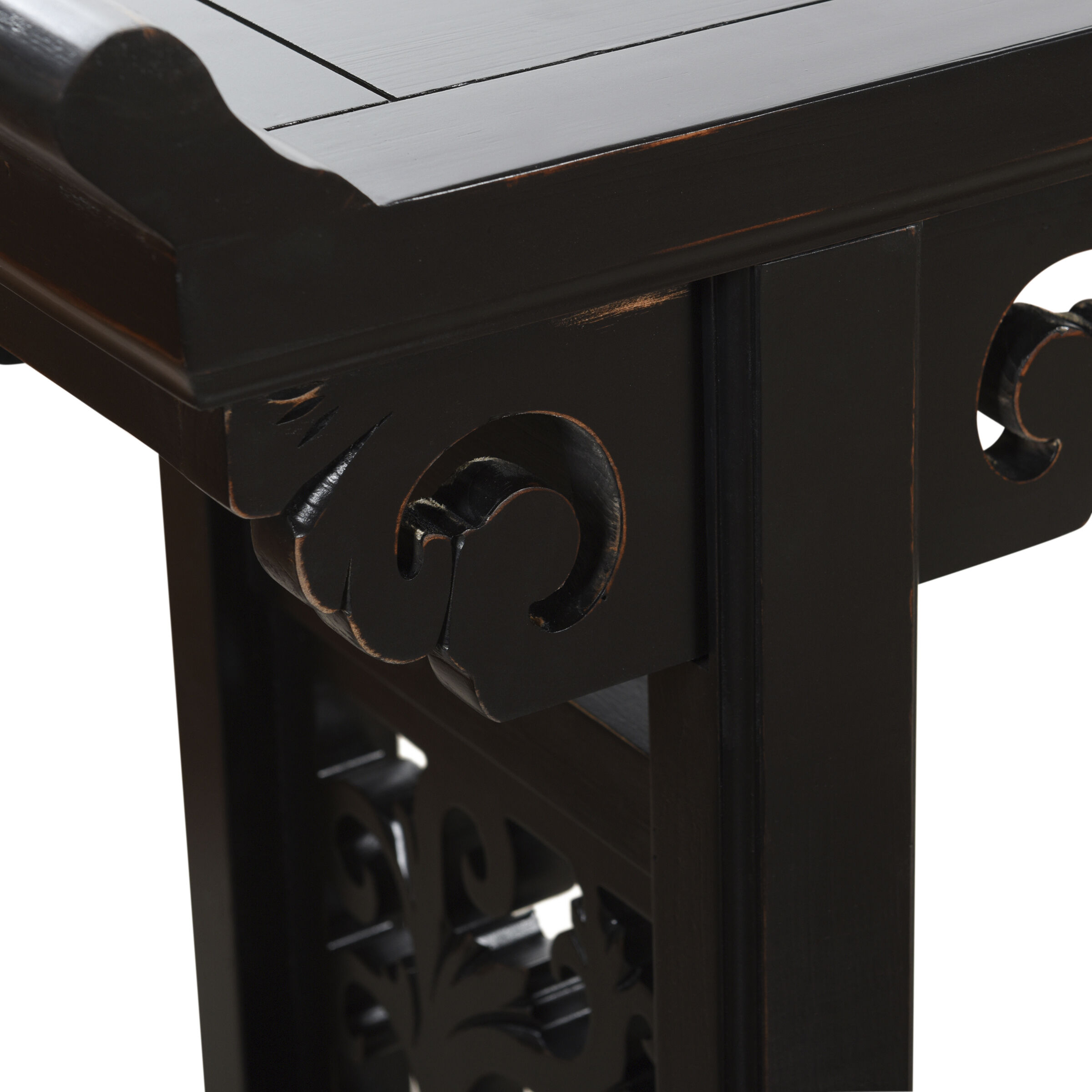 Jiamen 72 X 15 inch Black Console Table