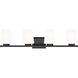 Nextra 4 Light 32 inch Matte Black Bath Vanity Wall Light