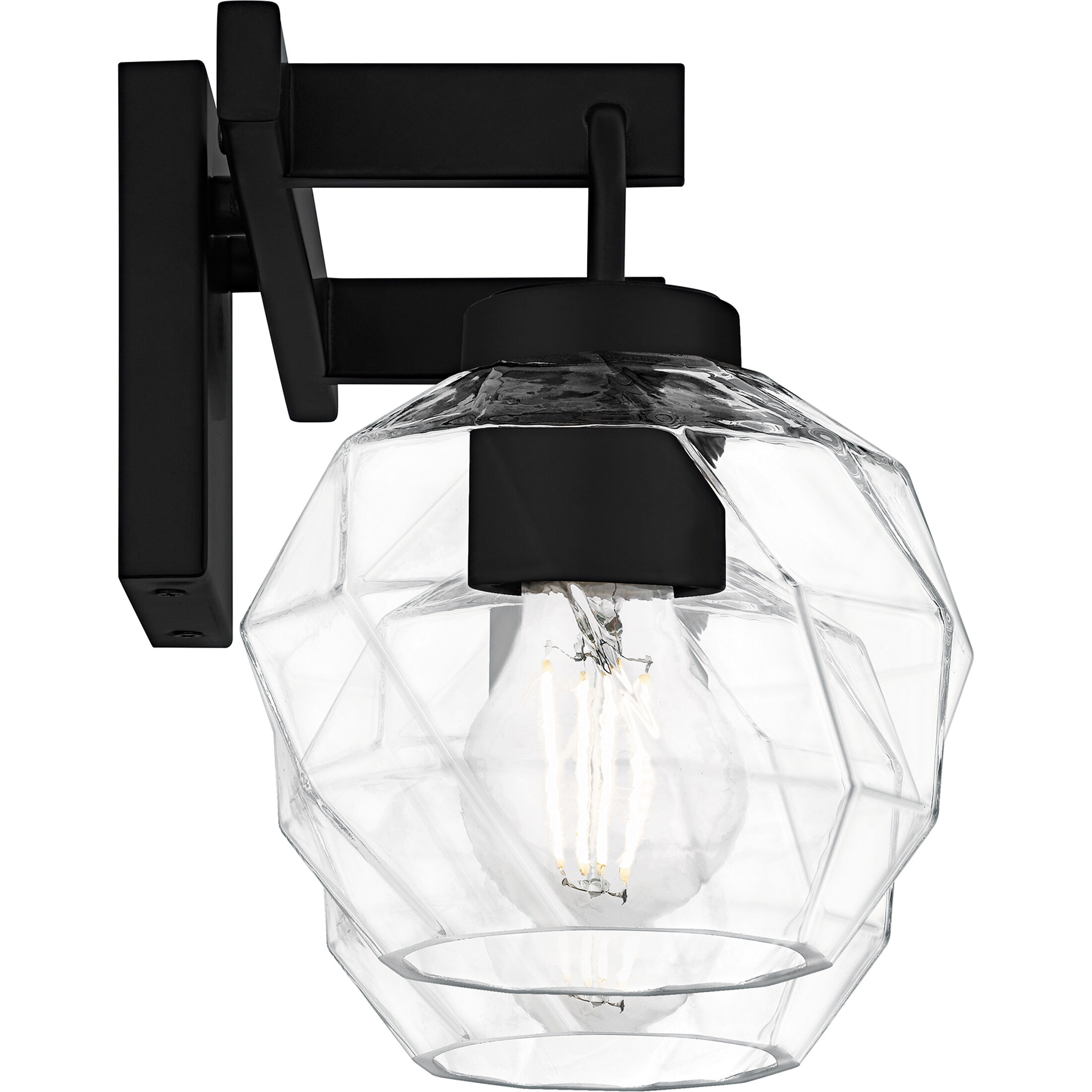 Celina 2 Light 16 inch Matte Black Bath Light Wall Light, Medium