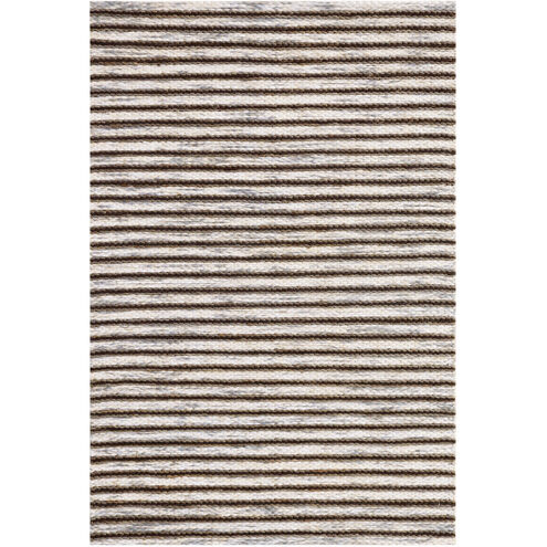 Natural Luxe 90 X 63 inch Blue Rug in 5 x 7