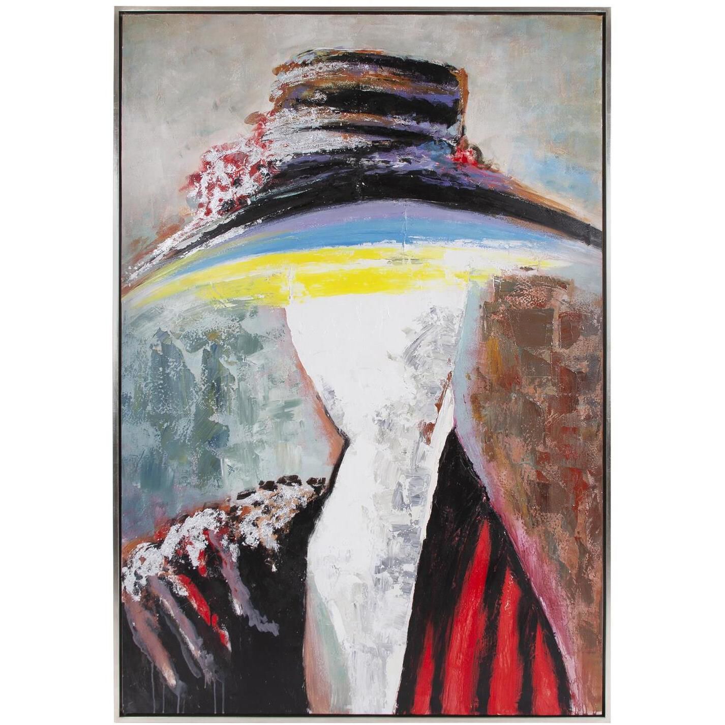 Lady Marta 71 X 49 inch Hand Painted Wall Art