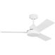 Jovie 44 44 inch Matte White Indoor/Outdoor Ceiling Fan