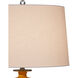 Imperial 31 inch 150 watt Imperial Yellow/Clear/Natural Brass Table Lamp Portable Light
